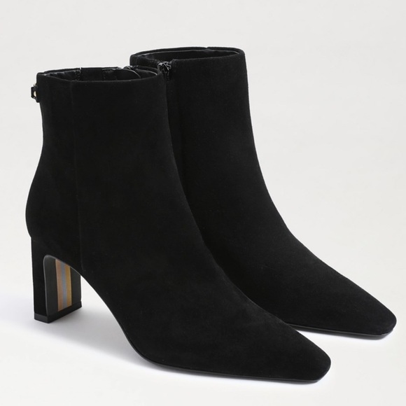 Sam Edelman Shoes - New Sam Edelman Saige Ankle Bootie Ankle Boots Black Suede 8